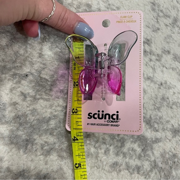 NWT Scunci Butterfly Claw Clip - Picture 6 of 6
